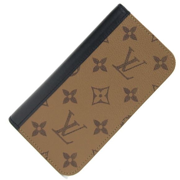 Louis Vuitton Reverse iPhone Pro Case Folio Monogram - Picture 1 of 8